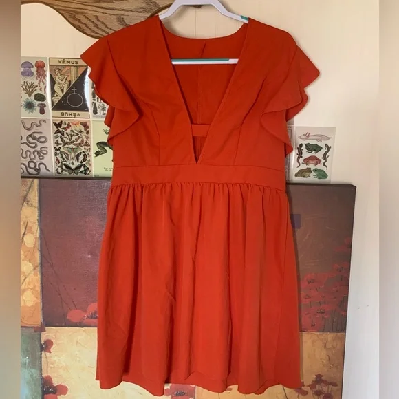 SHEIN | Dresses | Dark Orange Shein Dress | Poshmark